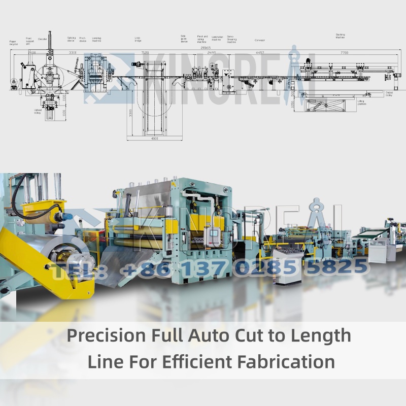 Прецизна напълно автоматична линия за рязане по дължина за ефективно производство