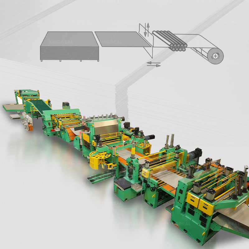 Машина за нарязване на рулони на листове по дължина