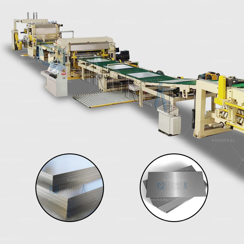Машина за рязане по дължина с летяща ножица