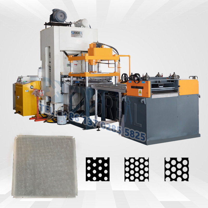 Напълно автоматична производствена линия за перфориран метал