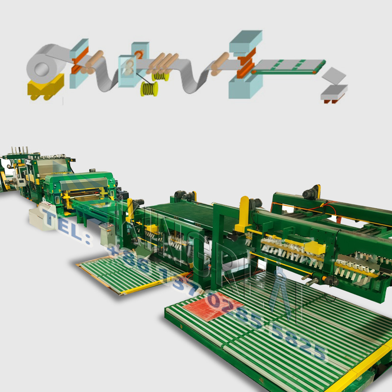 Високопрецизна производствена линия за рязане по дължина