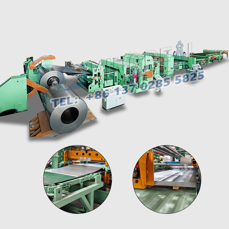 Машина за рязане по дължина със среден габарит