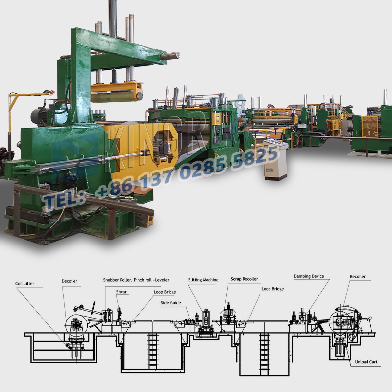 Машина за рязане на рулони от неръждаема стомана