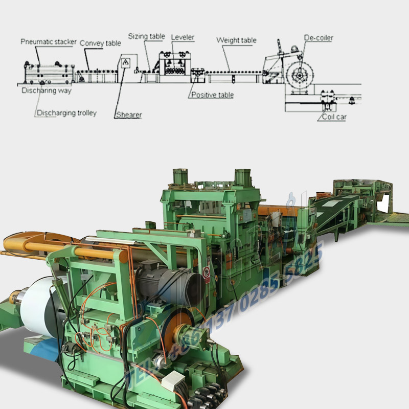 Машина за рязане на стомана по дължина